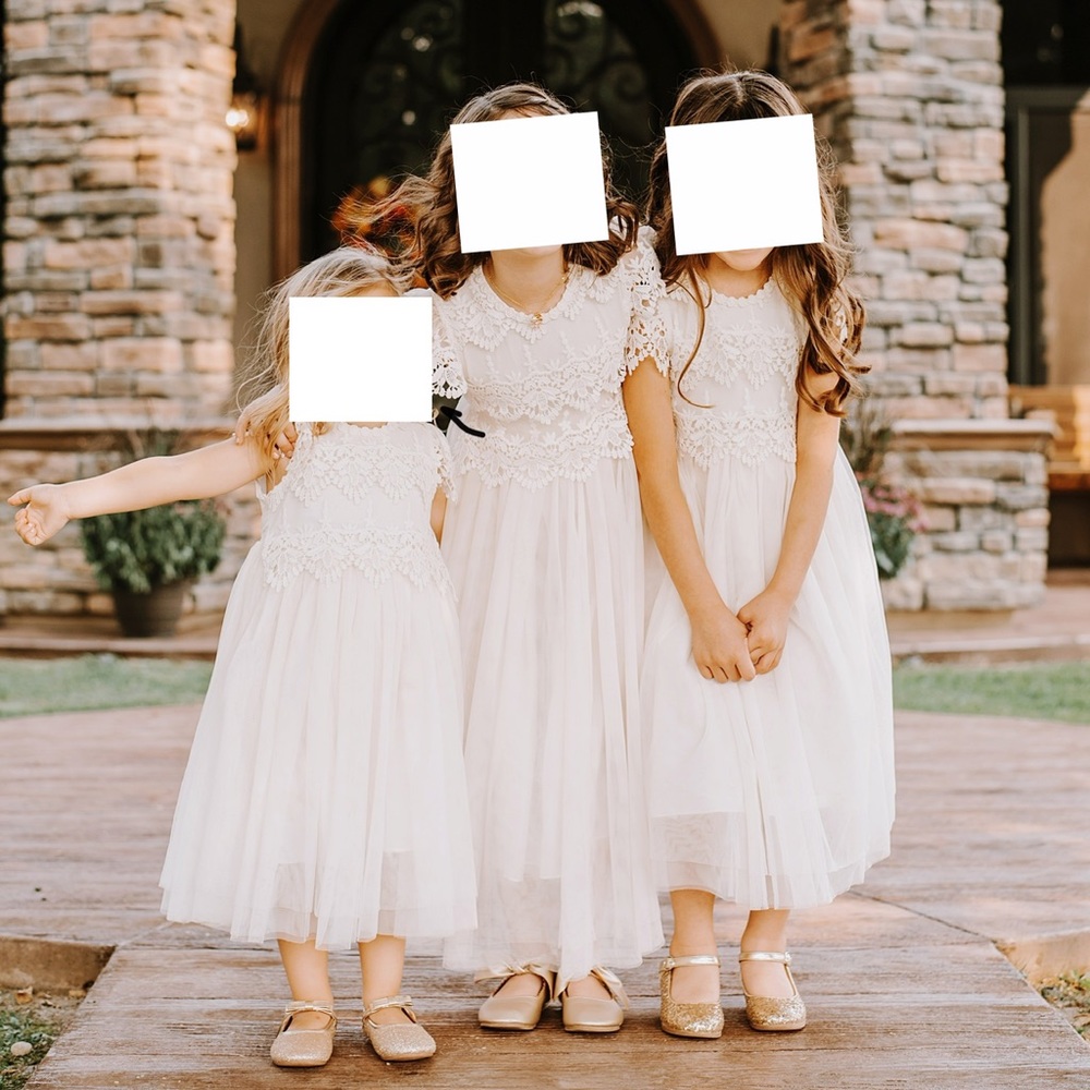 Gorgeous toddler flower girl dress / holiday dress / baptism dress